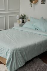 Акція на Підковдра Moon&Star Satin Stripe Stripe Mint Двоспальна 175x210 см (MS-870000437) від Rozetka