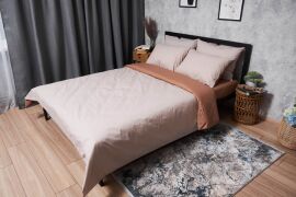 Акція на Підковдра Moon&Star Бязь Gold Люкс Brown Blanc Полуторна 143x210 см (MS-870000325) від Rozetka