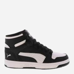 Акція на Підліткові демісезонні черевики для хлопчика Puma Rebound Layup SL Jr 37048601 39 (6UK) Чорні від Rozetka