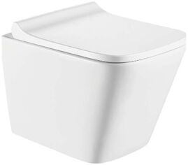 Акція на Унітаз підвісний KOLLER POOL Trend TR-0490-RQ3 з сидінням Soft Close дюропласт (змив Торнадо 3.0) від Rozetka