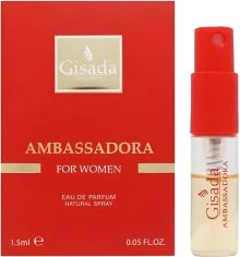 Акція на Парфумована вода для жінок Gisada Ambassador for Women (Red) 1.5 мл від Rozetka