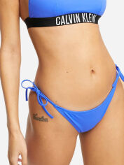 Акція на Нижня частина купальника жіноча Calvin Klein Underwear 709137434 S Синя від Rozetka