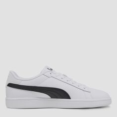 Акція на Жіночі кеди низькі Puma Smash 3.0 L 39098711 38.5 (5.5UK) 24.5 см Puma White-Puma Black-Puma Gold від Rozetka