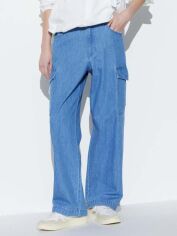 Акція на Джинси Карго жіночі Uniqlo 879135357 S Сині від Rozetka