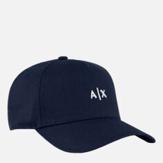 Акція на Кепка чоловіча літня Armani Exchange 215405495 One Size Синя від Rozetka