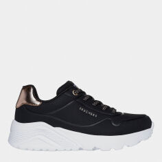 Акція на Підліткові кросівки для дівчинки Skechers Uno Lite 310384L BLK 36 Чорні від Rozetka