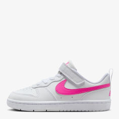 Акція на Дитячі кеди для дівчинки Nike Court Borough Low Recraft (Ps) DV5457-113 31 (13C) Білі від Rozetka