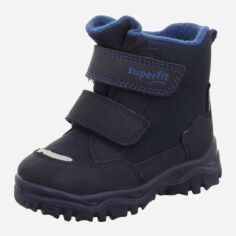 Акція на Дитячі зимові чоботи для хлопчика Superfit Husky1 1-006047-8020 27 Темно-сині від Rozetka