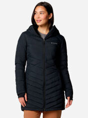 Акция на Куртка демісезонна подовжена з капюшоном жіноча Columbia Joy Peak™ Ii Mid Jacket 2088641CLB-010 XS Чорна от Rozetka