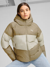 Акція на Куртка демісезонна з капюшоном жіноча Puma Poly Puffer 62648967 XL Бежева від Rozetka