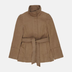 Акція на Пальто осіннє коротке жіноче H&M 0794971 32 Світло-коричневе від Rozetka