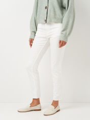Акція на Джинси Slim Fit жіночі H&M 0732188_чорн.ґудз W28L30 Білі від Rozetka