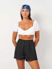 Акція на Топ жіночий Pull & Bear 4240394250 L Білий від Rozetka
