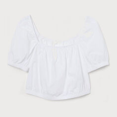 Акція на Топ жіночий H&M 8502441wer XL Білий від Rozetka