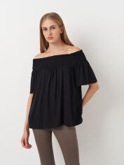 Акція на Блузка жіноча H&M 0414363_001 L Чорна (СА2000001340950) від Rozetka