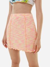 Акція на Спідниця міні літня жіноча Bershka 721360300a XS Комбінована від Rozetka