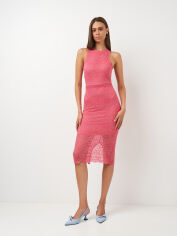 Акція на Сукня міді літня жіноча H&M 632872p01 34 Рожева від Rozetka