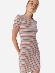 Акція на Сукня-футболка коротка літня жіноча Stradivarius 2368634350a S Комбінована від Rozetka
