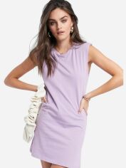 Акція на Сукня-футболка коротка літня жіноча Stradivarius 6350583604a S Лілова від Rozetka