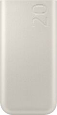 Акція на Samsung Power Bank 20000mAh 45W Beige (EB-P4520XUEGEU) від Y.UA