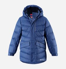 Акция на Зимняя куртка-пуховик Reima 531371-6790 122 см Темно-голубая (6438429030065) от Rozetka