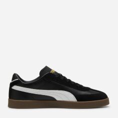 Акція на Жіночі кеди низькі Puma Club II Era 39744702 38 (5UK) 24 см Puma Black-Puma White-Puma Gold від Rozetka