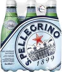 Акція на Упаковка мінеральної газованої води S.Pellegrino 0.5 л Мультипак х 6 пляшок від Rozetka