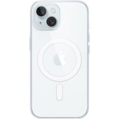 Акція на Чехол Apple для iPhone 15 Clear Case with MagSafe (MXRK3ZM/A) від MOYO