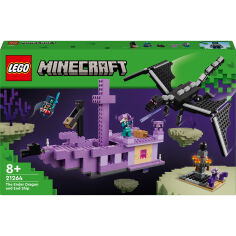 Акція на Конструктор LEGO Minecraft Дракон Енду і Корабель Краю (21264) від Будинок іграшок