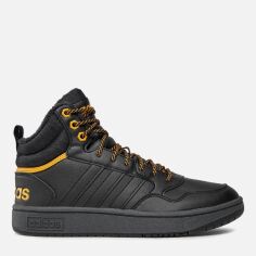 Акція на Жіночі зимові черевики низькі Adidas Hoops 3.0 Mid Wtr IG7928 40 (6.5UK) 25 см Cblack/Cblack/Preyel від Rozetka