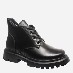 Акція на Жіночі зимові черевики низькі PARADIZE SHOES EC-213 41 26.7 см Чорні від Rozetka