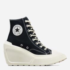 Акція на Жіночі кеди високі Converse Chuck 70 De Luxe Wedge Hi A06478C-001 40 (9) 25.5 см Чорні від Rozetka