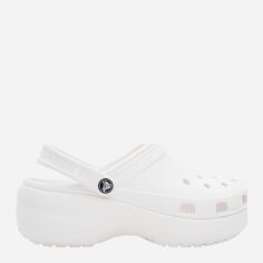 Акція на Жіночі крокси Crocs Classic Platform Clog W 206750-100 39,5 Білі від Rozetka