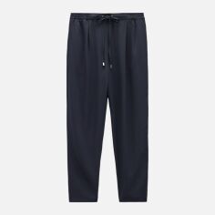 Акція на Штани жіночі Zara 8201/693 M Темно-сині від Rozetka