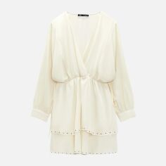 Акція на Сукня жіноча Zara 9878/136 XL Жовта від Rozetka