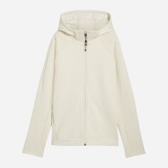Акція на Толстовка на блискавці з капюшоном жіноча Puma Evostripe Full-Zip Hoodie 68167387 XS Молочна від Rozetka