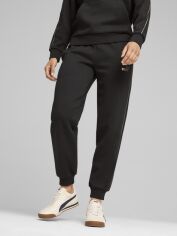 Акція на Спортивні штани на флісі жіночі Puma Minimal Gold Sweatpants Fl 68529601 M Чорні від Rozetka