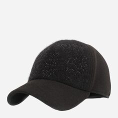 Акція на Кепка жіноча зимова VILSS ALBUSHA Cashemir/Angora Strass VLB-3107-98/SD08-Ds7-М 57-59 Чорна від Rozetka