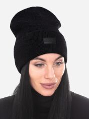 Акція на Шапка Malisa Ламба ML16152 56-58 Меланж чорно-сірий від Rozetka