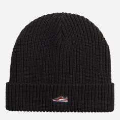 Акція на Шапка Puma Classics Graphic Short Beanie 02568001 One Size Чорна від Rozetka