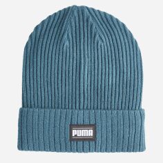 Акція на Шапка Puma Ribbed Classic Cuff Beanie 02403811 One size Зелена від Rozetka