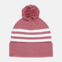 Акція на Шапка жіноча Adidas Pompom IX3572 OSFW 56 Малинова від Rozetka