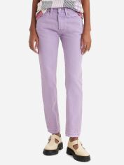 Акція на Джинси Regular Fit жіночі Levi`s 501 Original-Fit Straight-Leg 912717903 W24L30 Бузкові від Rozetka