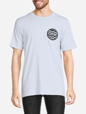 Акція на Футболка бавовняна довга чоловіча Karl Lagerfeld 306125881 XL Блакитна від Rozetka