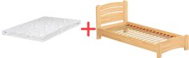 Акція на Набір Ортопедичний матрац Family Sleep Life Smile 80x190 см + Ліжко Estella Венеція Люкс 80х190 ordf Щит Л4 Бук (НФ-00000390+3001288026) від Rozetka