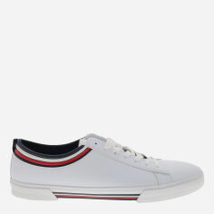 Акція на Чоловічі кеди низькі Tommy Hilfiger 179179540 45.5 Білі від Rozetka