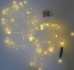 Акция на Светодиодная гирлянда Новогодько (YES! Fun) 200 ламп, 10 нитей, 200 см Белая (801146) (5056137188048) от Rozetka UA