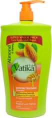 Акція на Шампунь зволожуючий Dabur Vatika з солодким мигдалем для сухого та кучерявого волосся 900 мл від Rozetka