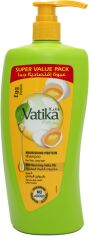 Акція на Шампунь Dabur Vatika з протеїнами яєць для тонкого та ламкого волосся 600 мл від Rozetka