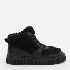 Акція на Жіночі зимові черевики низькі Ashoes Тедди/bellini 38 24.5 см Чорні від Rozetka